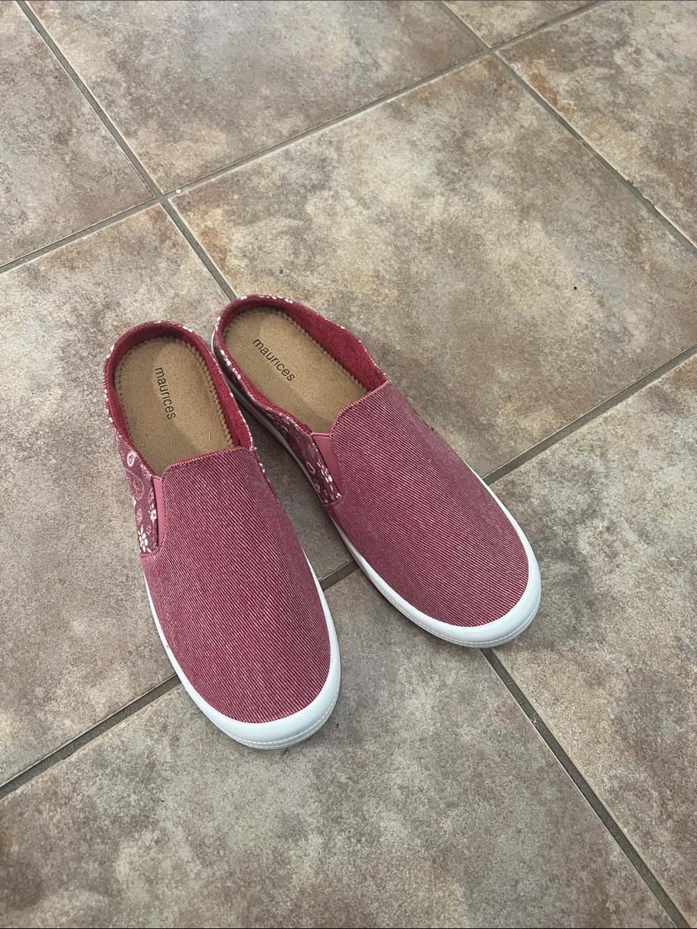 Maurices Slip-On Sneakers in Rose